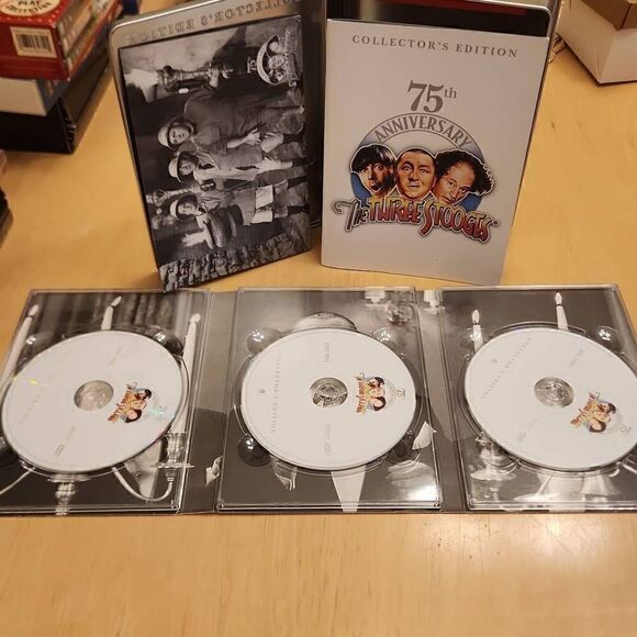 The Three Stooges 75th anniversary collection edition dvds - Picture 3 of 3